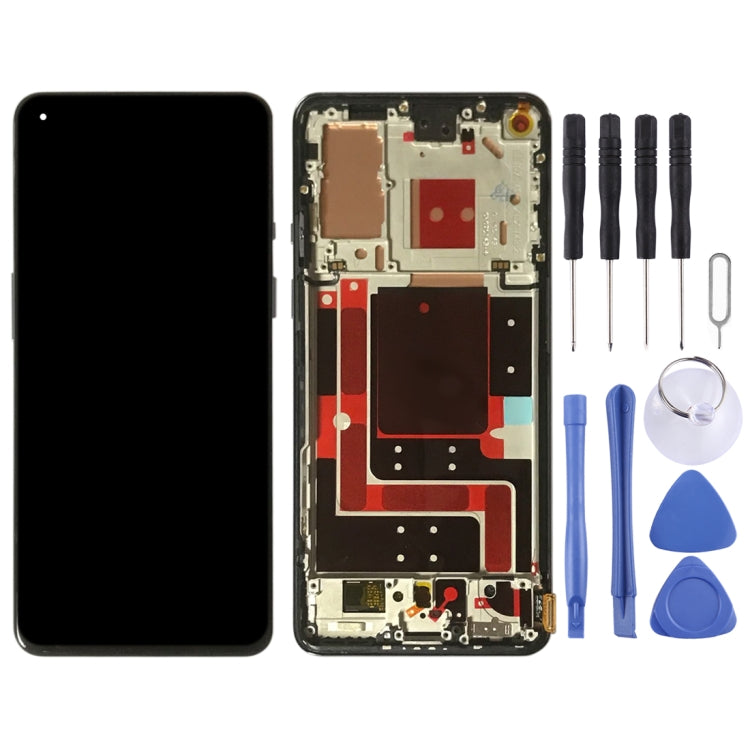For OnePlus 9 LE2113 LE2111 LE2110 Digitizer Full Assembly With Frame Original LCD Screen (Purple) - free shipping - PMC TechLife - Order now!