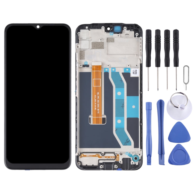Original LCD Screen and Digitizer Full Assembly With Frame for OPPO Realme C12 RMX2189 - free shipping - PMC TechLife - Order now!