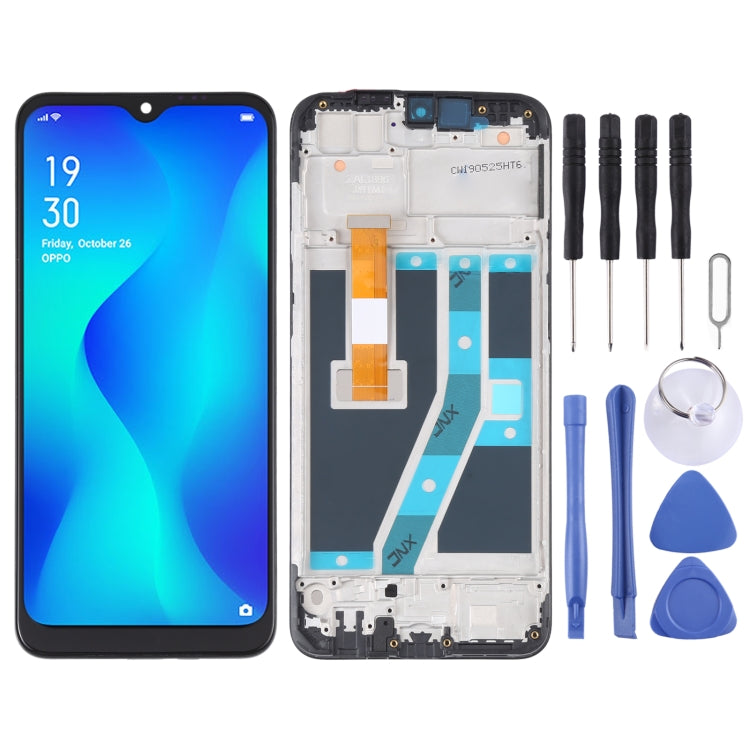 LCD Screen and Digitizer Full Assembly With Frame for OPPO Realme C2 / A1k - free shipping - PMC TechLife - Order now!