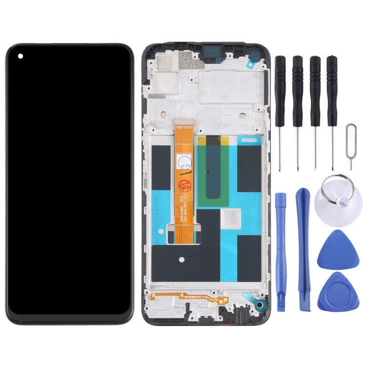 LCD Screen and Digitizer Full Assembly With Frame for OPPO Realme Narzo 20 Pro / Realme 7 (Global) 4G RMX2155 - free shipping - PMC TechLife - Order now!