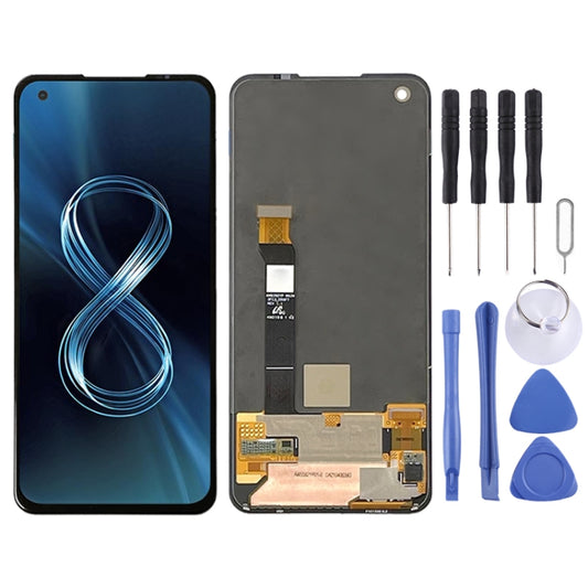 Original AMOLED LCD Screen for Asus Zenfone 8 ZS590KS-2A007EU I006D with Digitizer Full Assembly (Black) - LCD Screen by PMC Jewellery | Online Shopping South Africa | PMC Jewellery