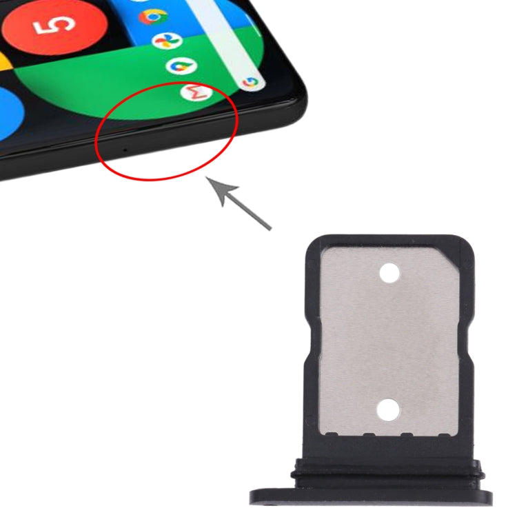 SIM Card Tray for Google Pixel 5 (Black) - free shipping - PMC TechLife - Order now!