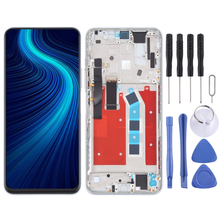 OEM LCD Screen for Honor X10 Pro Digitizer Full Assembly with Frame(Silver) - free shipping - PMC TechLife - Order now!