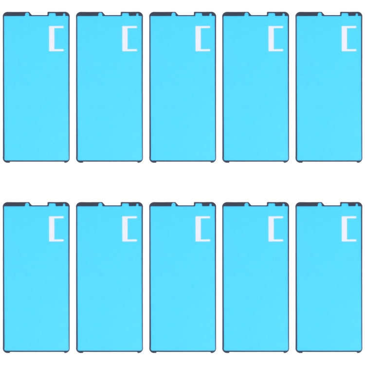 10 PCS Original Front Housing Adhesive for Sony Xperia 10 III / Xperia 10 II - Adhesive Sticker by PMC TechLife | Online Shopping South Africa | PMC TechLife