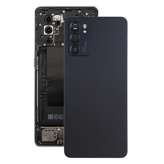 For OPPO Reno6 5G PEQM00, CPH2251 Original Battery Back Cover (Black) - Back Cover by PMC Jewellery | Online Shopping South Africa | PMC Jewellery