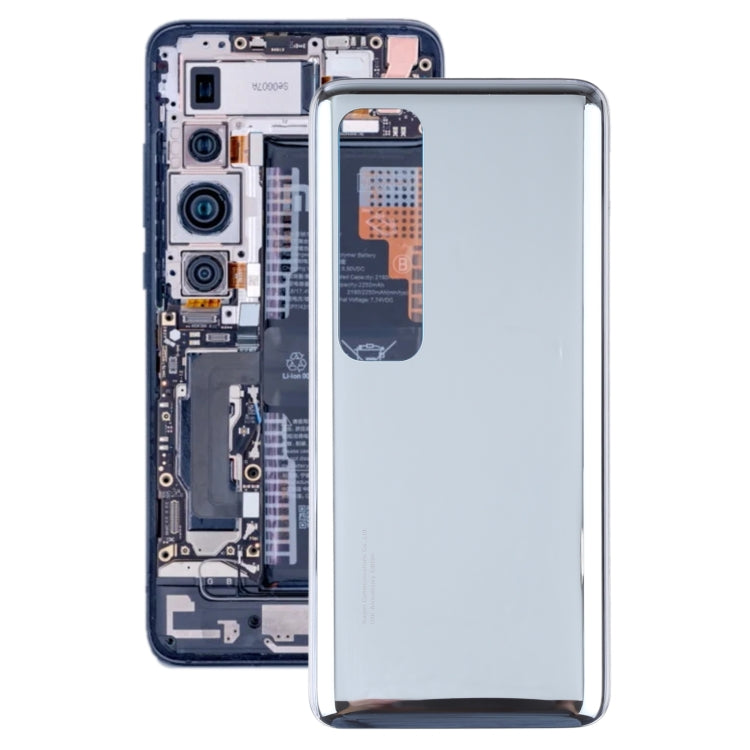 Original Battery Back Cover for Xiaomi Mi 10 Ultra M2007J1SC(Silver) - Back Cover by PMC TechLife | Online Shopping South Africa | PMC TechLife