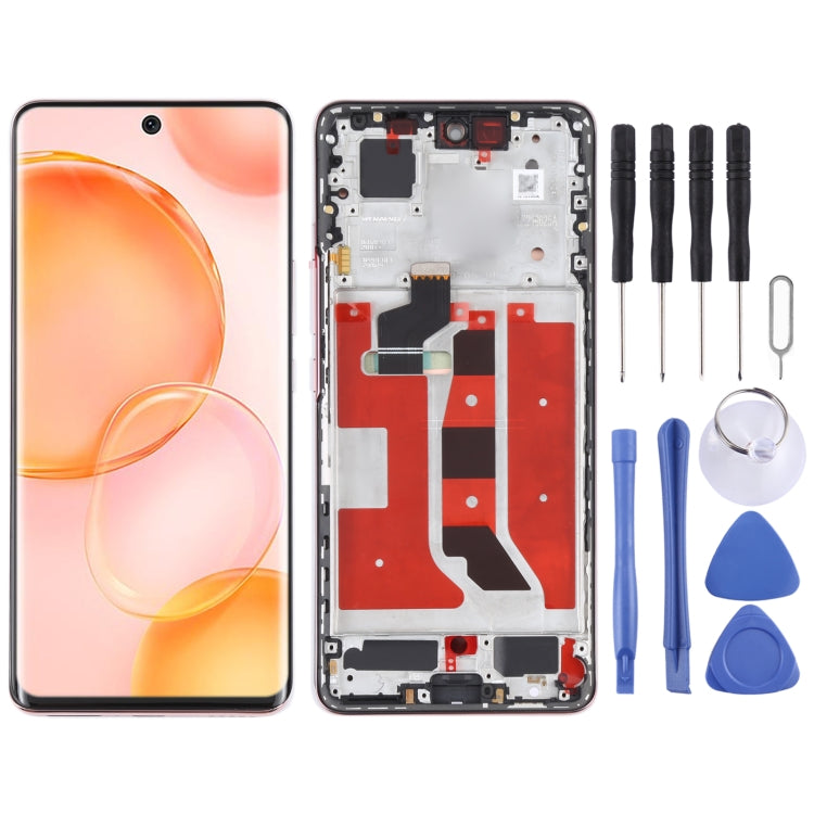 Original OLED LCD Screen for Honor 50 Digitizer Full Assembly with Frame(Pink) - free shipping - PMC TechLife - Order now!