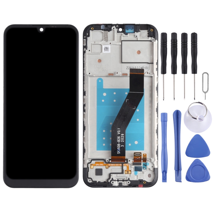 TFT LCD Screen for Motorola Moto E6i XT2053-5 Digitizer Full Assembly with Frame (Black) - free shipping - PMC TechLife - Order now!