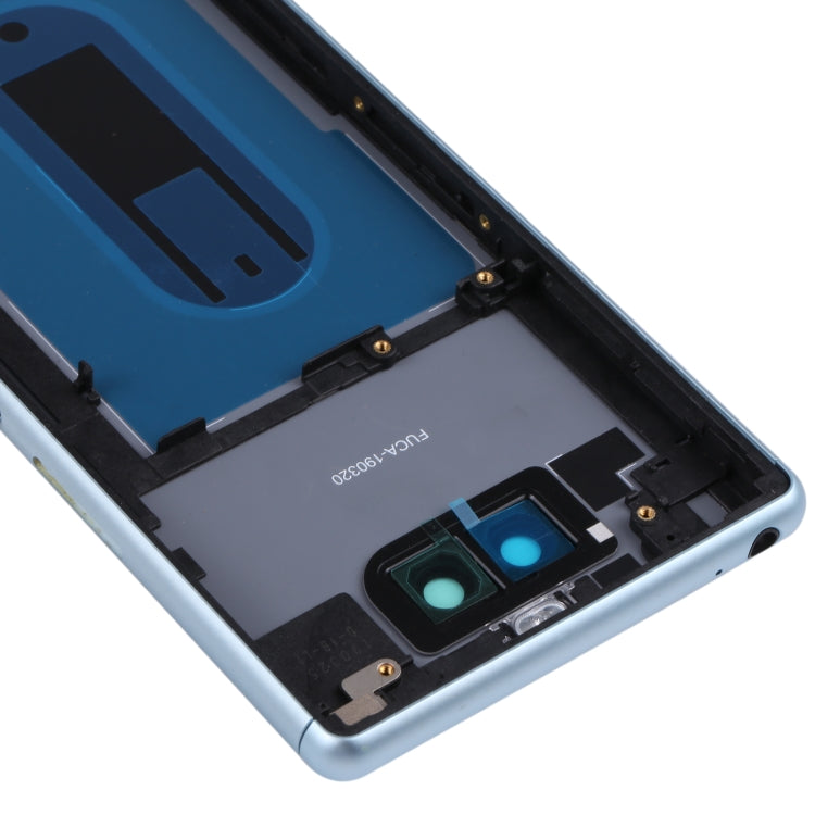 For Sony Xperia 8 Battery Back Cover with Middle Frame & Camera Lens Cover(Green) - Back Cover by PMC TechLife | Online Shopping South Africa | PMC TechLife