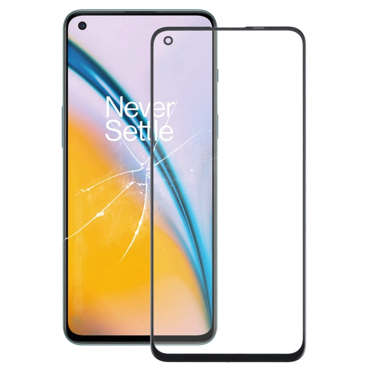For OnePlus Nord 2 5G DN2101 DN2103 Front Screen Outer Glass Lens (Black) - free shipping - PMC TechLife - Order now!