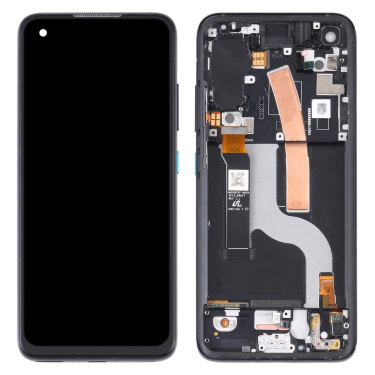 Original AMOLED LCD Screen for Asus Zenfone 8 ZS590KS Digitizer Full Assembly with Frame（Black) - LCD Screen by PMC Jewellery | Online Shopping South Africa | PMC Jewellery