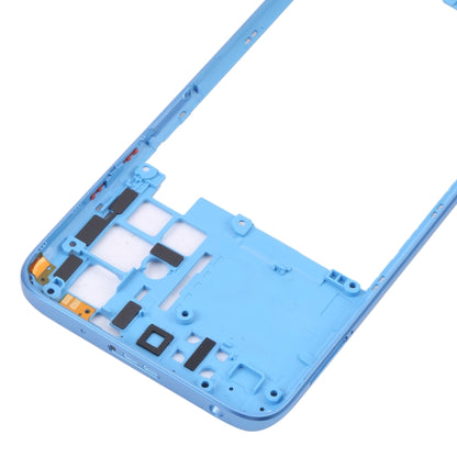 Middle Frame Bezel Plate for Xiaomi Redmi 10/Redmi 10 Prime/Redmi Note 11 4G/Redmi 10 2022(Blue) - Frame Bezel Plate by PMC Jewellery | Online Shopping South Africa | PMC Jewellery