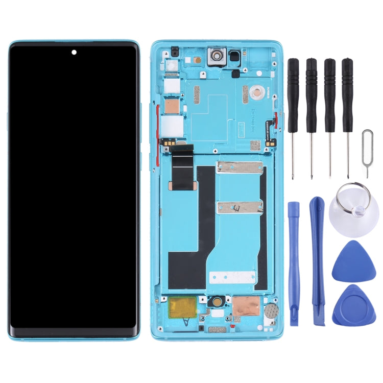 Original LCD Screen for TCL 20 Pro 5G T810H Digitizer Full Assembly with Frame (Blue) - free shipping - PMC TechLife - Order now!