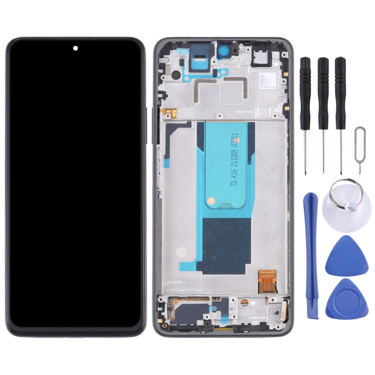 Original LCD Screen and Digitizer Full Assembly with Frame for Xiaomi Redmi Note 11 Pro China/Redmi Note 11 Pro+ 5G/11i/11i HyperCharge(Black) - LCD Screen by PMC Jewellery | Online Shopping South Africa | PMC Jewellery