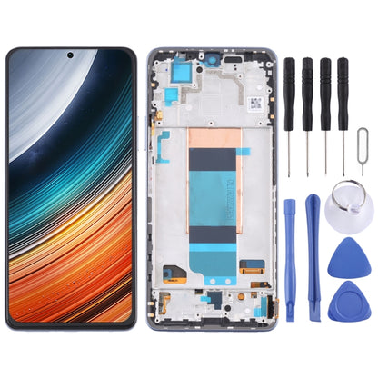 Original LCD Screen for Xiaomi Redmi K40S Digitizer Full Assembly with Frame(Blue) - LCD Screen by PMC Jewellery | Online Shopping South Africa | PMC Jewellery