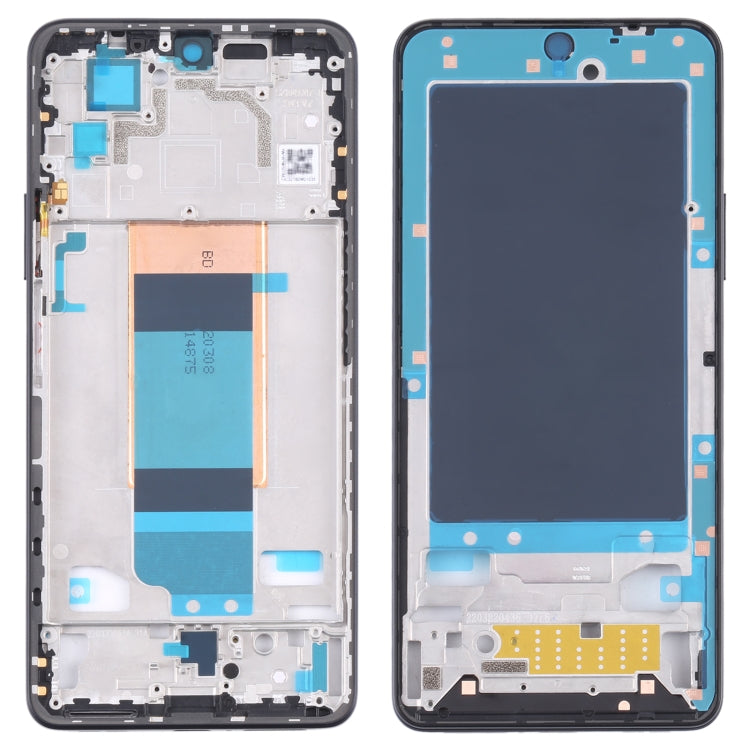 Front Housing LCD Frame Bezel Plate for Xiaomi Redmi K40S / Poco F4(Black) - free shipping - PMC TechLife - Order now!