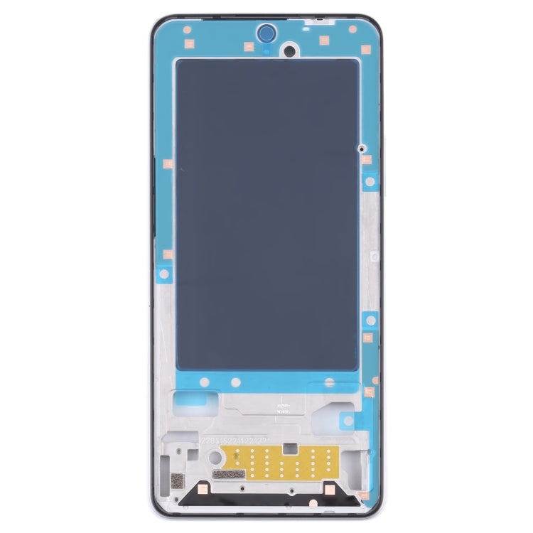 Front Housing LCD Frame Bezel Plate for Xiaomi Redmi K40S / Poco F4(Silver) - Frame Bezel Plate by PMC Jewellery | Online Shopping South Africa | PMC Jewellery