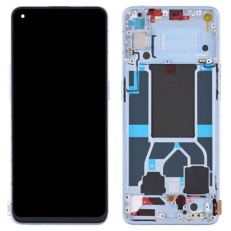 Original LCD Screen For OPPO Reno6 5G PEQM00 CPH2251 Digitizer Full Assembly with Frame (Blue) - free shipping - PMC TechLife - Order now!