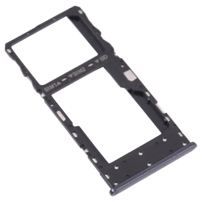 SIM Card Tray + SIM Card Tray / Micro SD Card Tray for TCL 10 5G T790Y T790H (Grey) - For TCL by PMC Jewellery | Online Shopping South Africa | PMC Jewellery