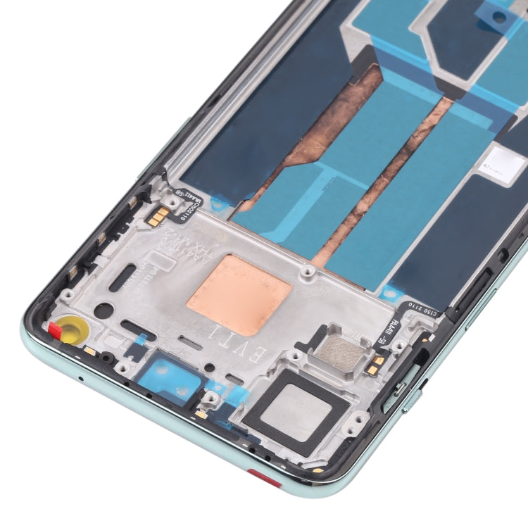 For OnePlus Nord 2 5G DN2101 DN2103 Digitizer Full Assembly with Frame OEM LCD Screen (Green) - LCD Screen by PMC TechLife | Online Shopping South Africa | PMC TechLife
