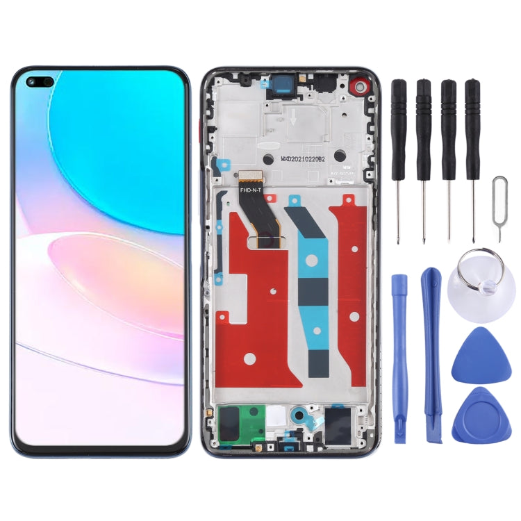 Original LCD Screen for Huawei Nova 8i Digitizer Full Assembly with Frame(Blue) - free shipping - PMC TechLife - Order now!