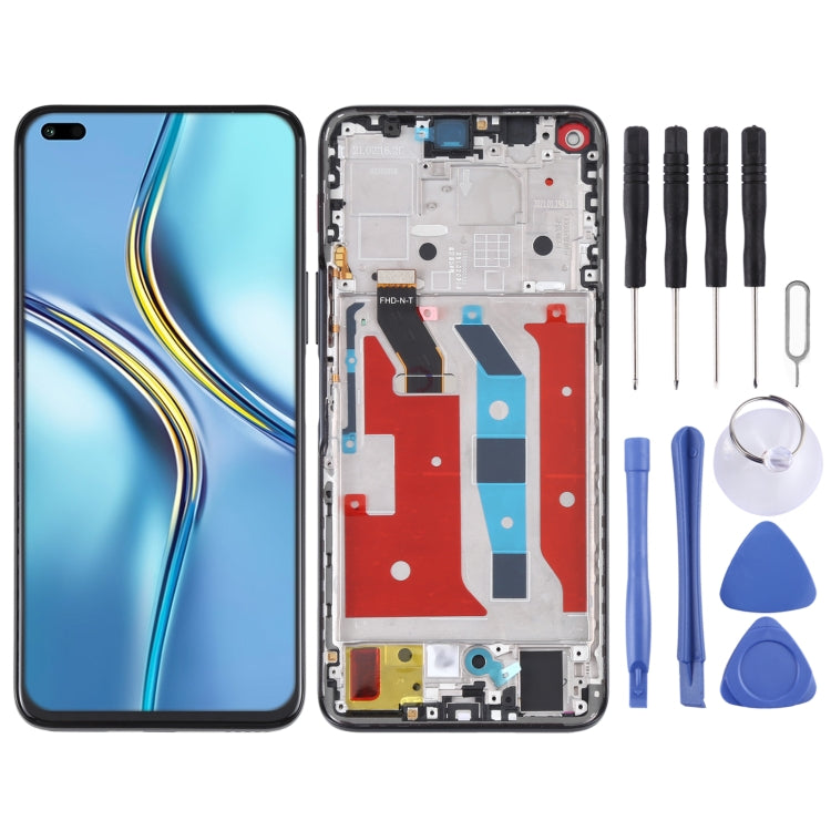 Original LCD Screen for Honor X20 Digitizer Full Assembly with Frame(Black) - free shipping - PMC TechLife - Order now!