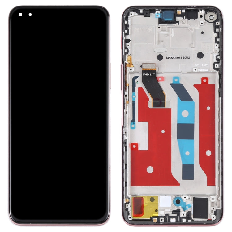 Original LCD Screen for Honor X20 Digitizer Full Assembly with Frame(Pink) - free shipping - PMC TechLife - Order now!