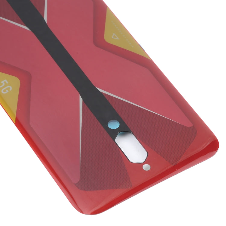 Battery Glass Back Cover for ZTE Nubia Red Magic 5G NX659J(Red) - For ZTE by PMC Jewellery | Online Shopping South Africa | PMC Jewellery