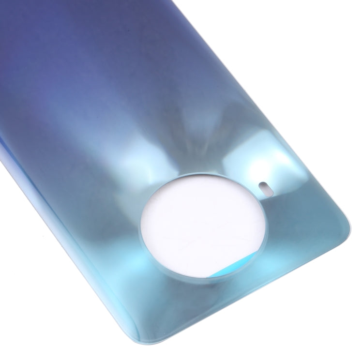 Glass Battery Back Cover for Xiaomi Redmi Note 9 Pro 5G/Mi 10T Lite 5G(Blue) - Back Cover by PMC TechLife | Online Shopping South Africa | PMC TechLife