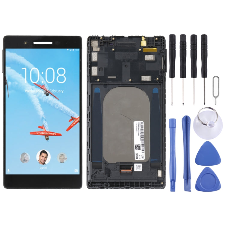 Original LCD Screen For Lenovo Tab 7 TB-7504N TB-7504X TB-7504F TB-7504 Digitizer Full Assembly with Frame(Black) - LCD Screen by PMC Jewellery | Online Shopping South Africa | PMC Jewellery