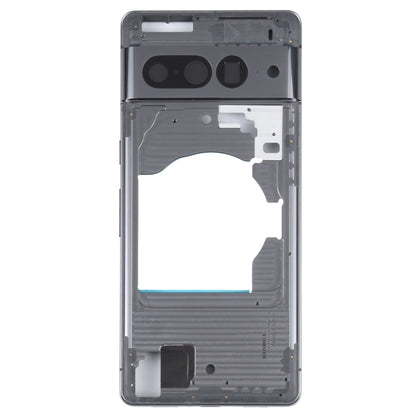 For Google Pixel 7 Front Housing LCD Frame Bezel Plate(Black) - Frame Bezel Plate by PMC Jewellery | Online Shopping South Africa | PMC Jewellery