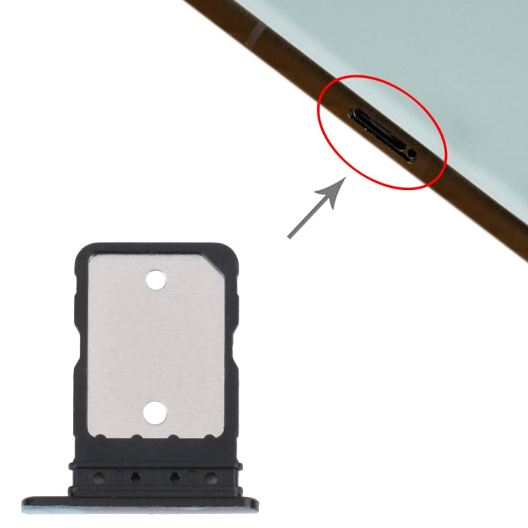 SIM Card Tray for Google Pixel 6a (Black) - free shipping - PMC TechLife - Order now!