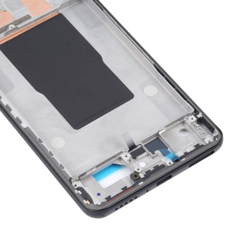 For Xiaomi Redmi K50 Ultra / 12T / 12T Pro Original Front Housing LCD Frame Bezel Plate(Black) - Frame Bezel Plate by PMC TechLife | Online Shopping South Africa | PMC TechLife