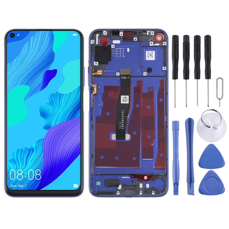 Original LCD Screen For Honor 20 / Huawei Nova 5T Digitizer Full Assembly with Frame(Blue) - free shipping - PMC TechLife - Order now!