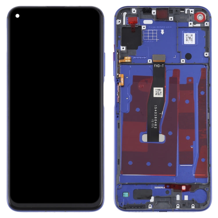Original LCD Screen For Honor 20 / Huawei Nova 5T Digitizer Full Assembly with Frame(Blue) - free shipping - PMC TechLife - Order now!