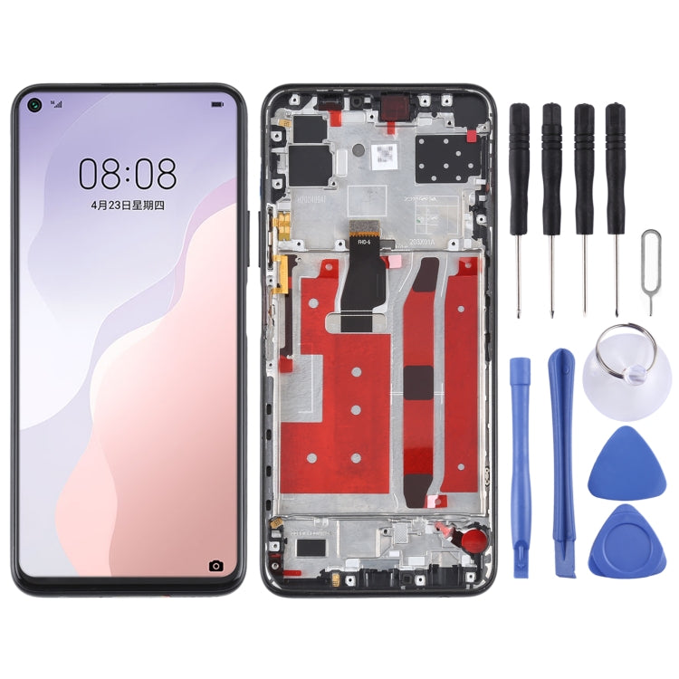 Original LCD Screen For Huawei Nova 7 SE / Honor 30S Digitizer Full Assembly with Frame(Black) - free shipping - PMC TechLife - Order now!