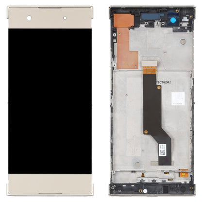 Original LCD Screen For Sony Xperia XA1 G3116 Digitizer Full Assembly with Frame(Gold) - LCD Screen by PMC Jewellery | Online Shopping South Africa | PMC Jewellery