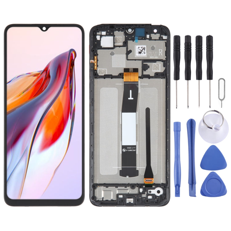 AMOLED Original LCD Screen For Xiaomi Redmi 12C Digitizer Full Assembly with Frame - free shipping - PMC TechLife - Order now!