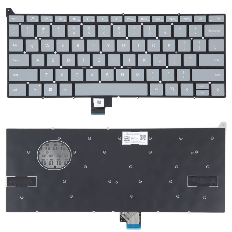 US Version Keyboard with Power Button for Microsoft Surface Laptop Go 1934(Grey) - Microsoft Spare Parts by PMC TechLife | Online Shopping South Africa | PMC TechLife | Buy Now Pay Later Mobicred