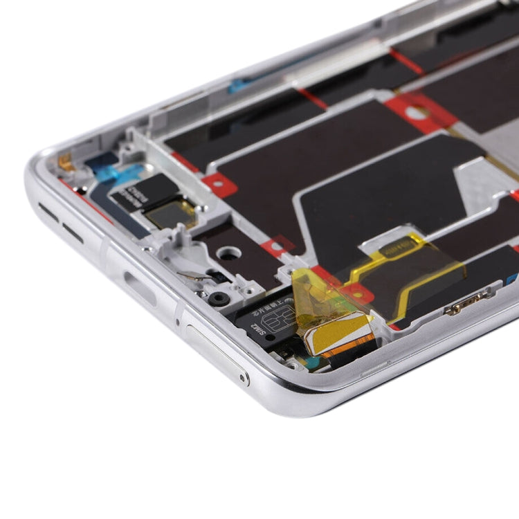 For OnePlus 10 Pro NE2210 NE2211 NE2213 Middle Frame Bezel Plate (White) - Frame Bezel Plate by PMC TechLife | Online Shopping South Africa | PMC TechLife