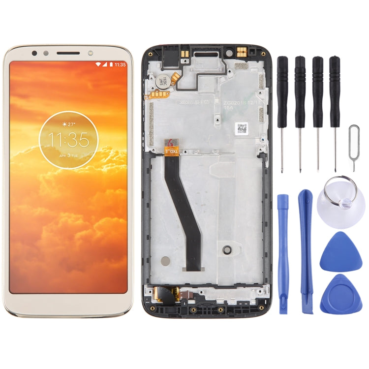 Original LCD Screen For Motorola Moto E5 Play Go Digitizer Full Assembly With Frame(Gold) - LCD Screen by PMC Jewellery | Online Shopping South Africa | PMC Jewellery