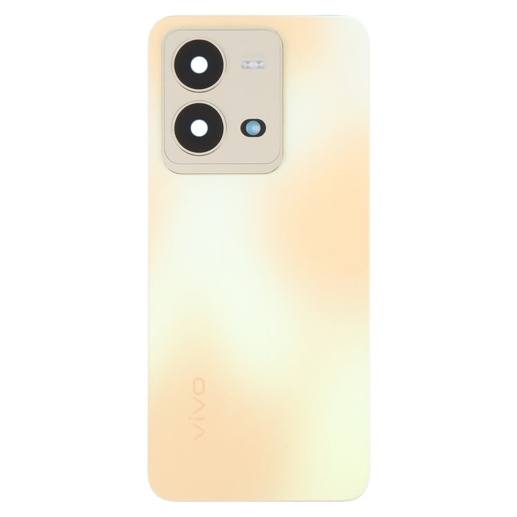 For vivo V25 Original Battery Back Cover with Camera Lens Cover(Gold) - Back Cover by PMC TechLife | Online Shopping South Africa | PMC TechLife