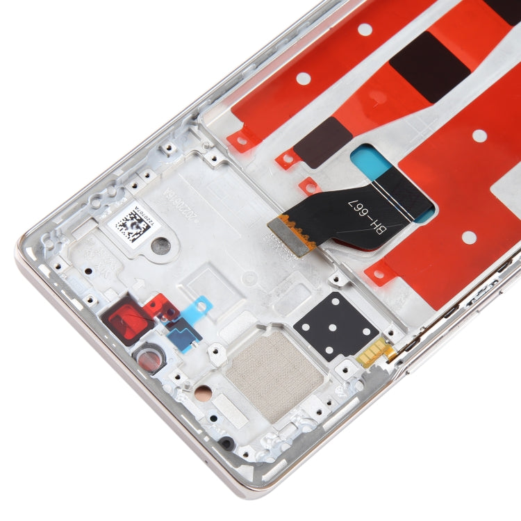 Original LCD Screen For Honor 70 Digitizer Full Assembly with Frame(Gold) - free shipping - PMC TechLife - Order now!