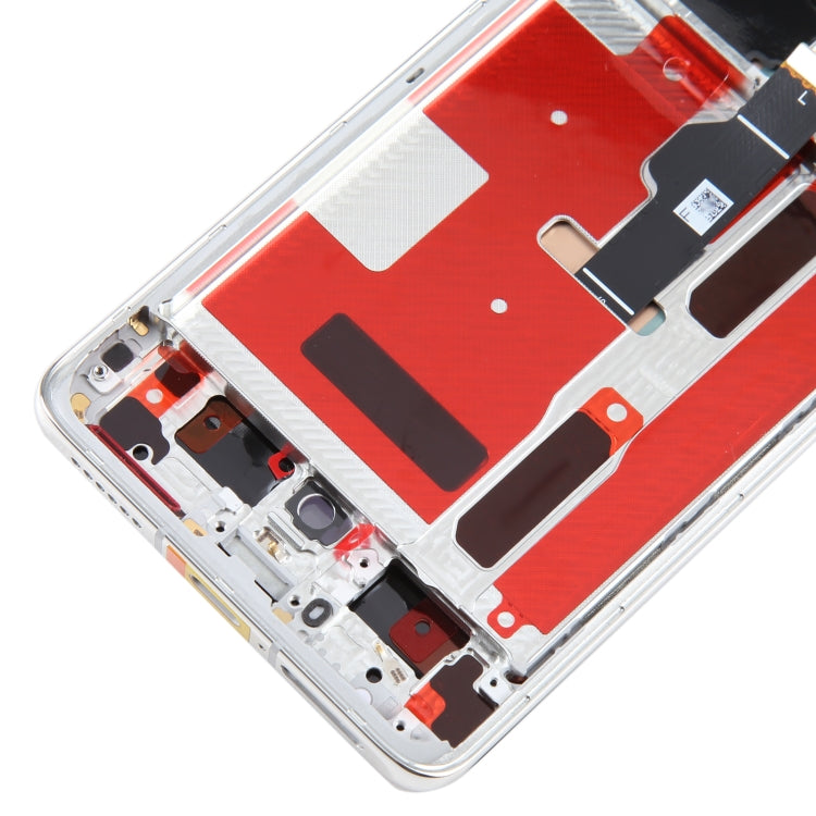 Original LCD Screen For Huawei P50 Pro Digitizer Full Assembly with Frame(Silver) - free shipping - PMC TechLife - Order now!