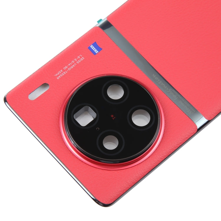 For vivo X90 Pro+ Original Battery Back Cover with Camera Lens Cover(Red) - Back Cover by PMC TechLife | Online Shopping South Africa | PMC TechLife