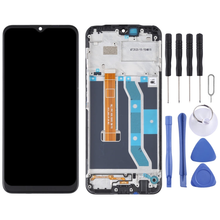 Original LCD Screen and Digitizer Full Assembly With Frame for OPPO Realme C15 RMX2180(Qualcomm Version) - free shipping - PMC TechLife - Order now!