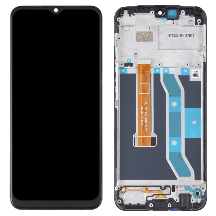 Original LCD Screen and Digitizer Full Assembly With Frame for OPPO Realme C15 RMX2180(Qualcomm Version) - free shipping - PMC TechLife - Order now!
