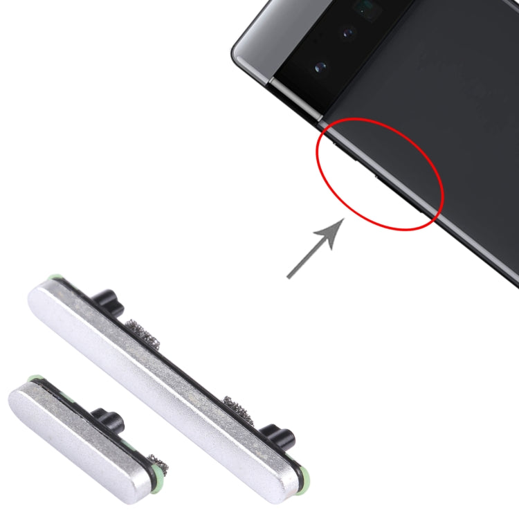 For Google Pixel 6 Pro Original Power Button + Volume Button Control Button (Silver) - Others by PMC TechLife | Online Shopping South Africa | PMC TechLife