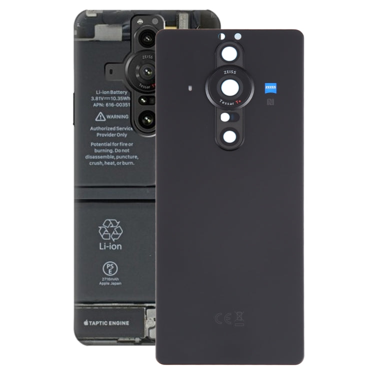 For Sony Xperia Pro-I Original Battery Back Cover with Camera Lens Cover(Black) - Back Cover by PMC Jewellery | Online Shopping South Africa | PMC Jewellery