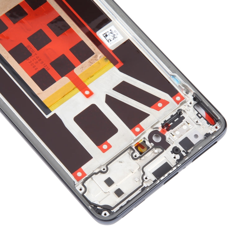 For OPPO Reno9 Pro Original Front Housing LCD Frame Bezel Plate (Black) - Frame Bezel Plate by PMC TechLife | Online Shopping South Africa | PMC TechLife